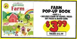 Ollie's FARM POP-UP BOOK offer