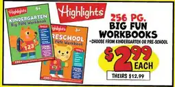 Ollie's 256 PG. BIG FUN WORKBOOKS offer