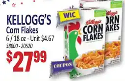 Jetro KELLOGG'S Corn Flakes offer