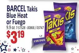 Jetro BARCEL Takis Blue Heat or Fuego offer