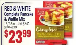 Jetro RED & WHITE Complete Pancake & Waffle Mix offer