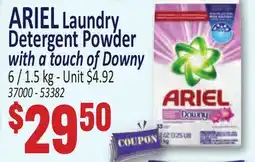 Jetro ARIEL Laundry Detergent Powder with a touch of Downy offer