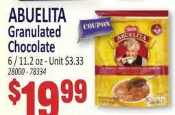 Jetro ABUELITA Granulated Chocolate offer