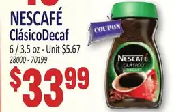 Jetro NESCAFÉ ClásicoDecaf offer