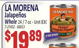 Jetro LA MORENA Jalapeños offer
