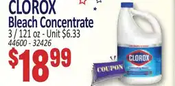 Jetro CLOROX Bleach Concentrate offer