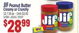 Jetro JIF Peanut Butter offer