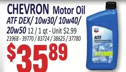 Jetro CHEVRON Motor Oil offer