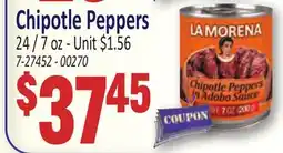 Jetro LA MORENA Chipotle Peppers offer
