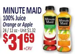 Jetro MINUTE MAID 100% Juice offer