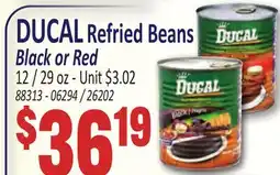 Jetro DUCAL Refried Beans Black or Red offer
