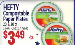 Jetro HEFTY Compostable Paper Plates offer