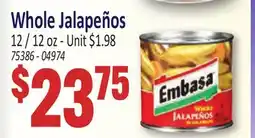 Jetro Whole Jalapeños offer