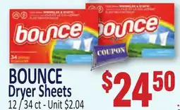 Jetro BOUNCE Dryer Sheets offer