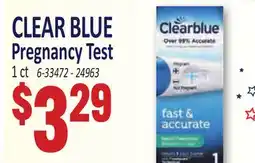 Jetro CLEAR BLUE Pregnancy Test offer