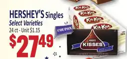 Jetro HERSHEY'S Singles offer