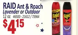 Jetro RAID Ant & Roach Lavender or Outdoor offer