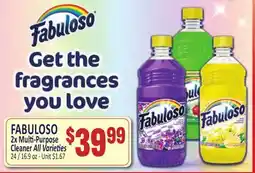 Jetro FABULOSO 2x Multi-Purpose Cleaner All Varieties offer