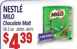 Jetro NESTLÉ MILO Chocolate Malt offer