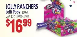 Jetro JOLLY RANCHERS Lolli Pops offer