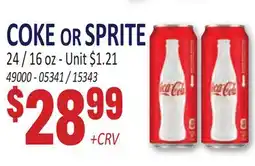 Jetro COKE OR SPRITE offer