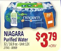 Jetro NIAGARA Purified Water offer