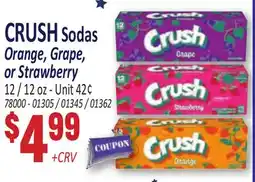 Jetro CRUSH Sodas offer