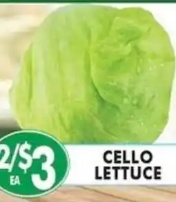 Associated Cello Lettuce offer