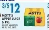 Associated Mott's apple juice offer