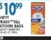 Associated Hefty trash can tall kitchen bags offer