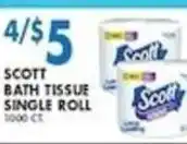Associated Scott bath tissue offer