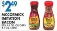 Associated McCormick imitation bacon offer