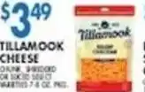 Associated Tillamook cheese offer