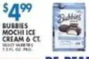 Associated Bubbies mochi ice cream offer