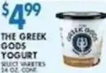 Associated The Greek Gods Yogurt offer