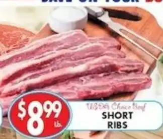 Associated Usda Choice Beef Short Ribs offer