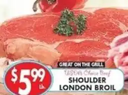 Associated Usda Choice Beef Shoulder London Broil offer