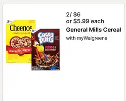 Walgreens General Mills Cereal offer