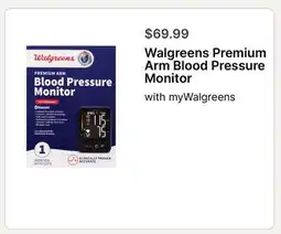 Walgreens Walgreens Premium Arm Blood Pressure Monitor offer