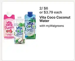 Walgreens Vita Coco Coconut Water offer