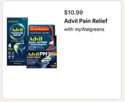 Walgreens Advil Pain Relief offer