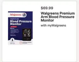 Walgreens Walgreens Premium Arm Blood Pressure Monitor offer