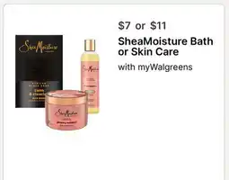 Walgreens SheaMoisture Bath or Skin Care offer