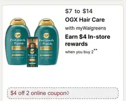 Walgreens OGX Hair Care offer