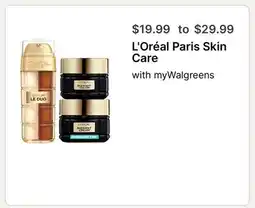 Walgreens L'Oréal Paris Skin Care offer