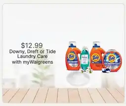 Walgreens Downy, Dreft or Tide Laundry Care offer
