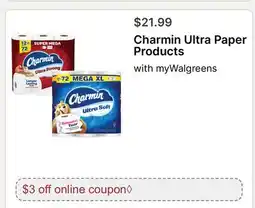 Walgreens Charmin Ultra Paper Products offer