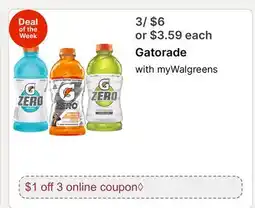 Walgreens Gatorade offer