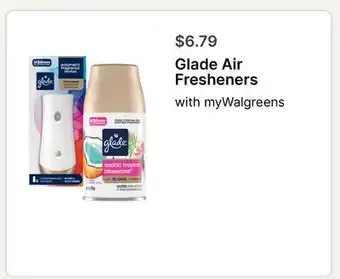 Walgreens Glade Air Fresheners offer