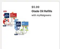 Walgreens Glade Oil Refills offer
